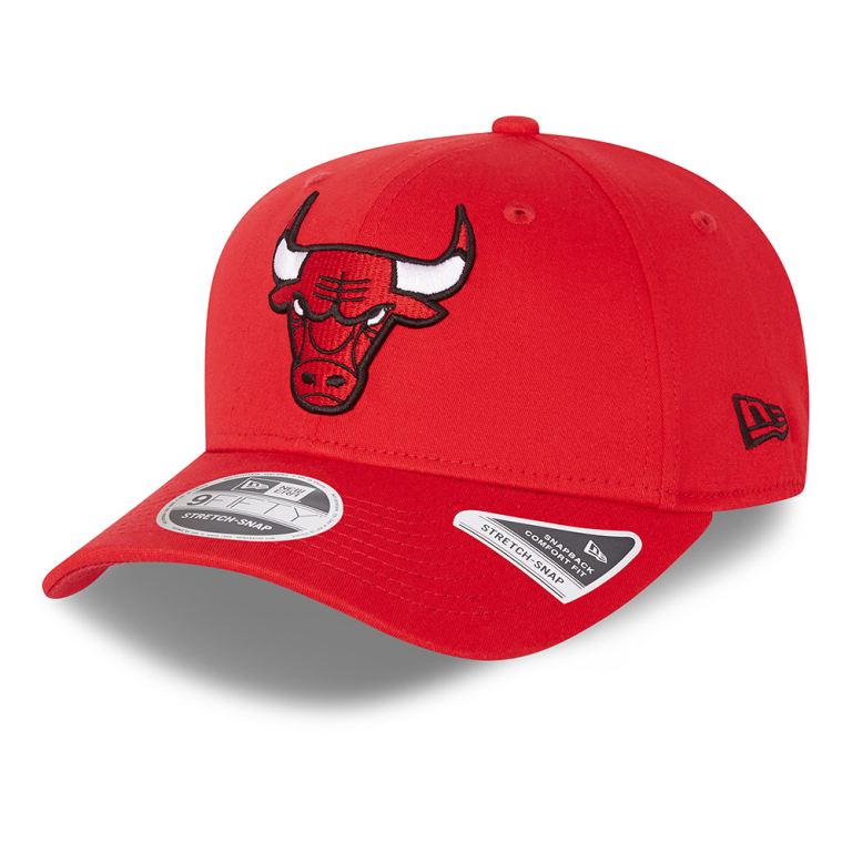 Gorras New Era Nba Rojos - Chicago Bulls Team Colour 9FIFTY Stretch Snap 72148IJAU